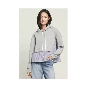 Veronica Beard Hockley Sweatshirt in Heather Grey